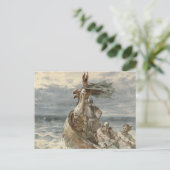  Raiding Vikings Painting (1873) Briefkaart (Staand voorkant)