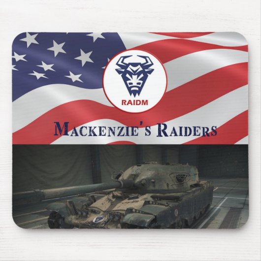 RAIDM Mouse Pad Chieftain/T95 Muismat (Voorkant)