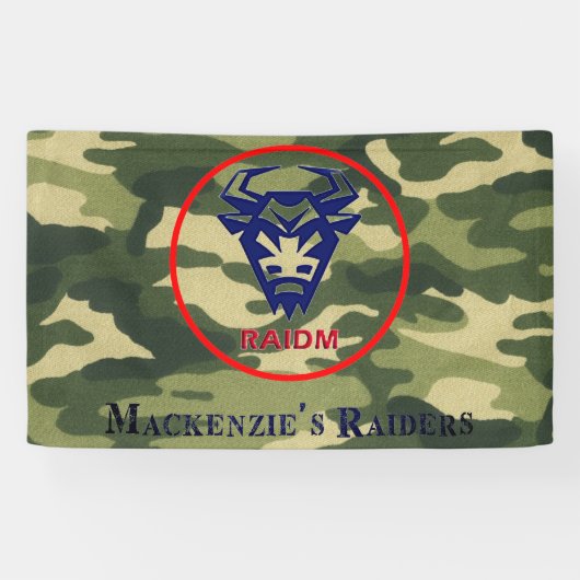 RAIDM Vinyl Banner, 90 cm x 150 cm Spandoek (Horizontaal)