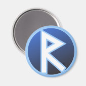 Raido Ride Rune Magneet (Voorkant / Achterkant)