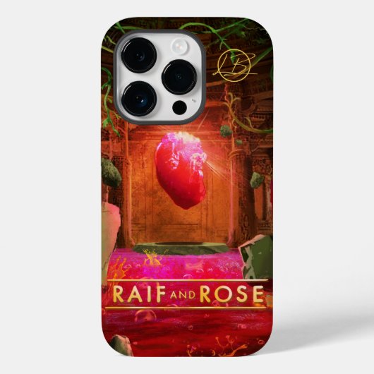 Raif en Roos Death Letter iPhone 14 Pro Hoesje Mag (Achterkant)