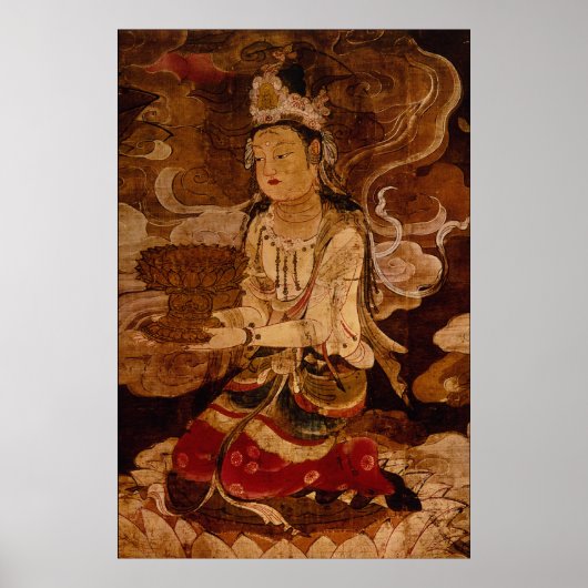 Raigo of Amida en Zijne Gastheer (details) Poster (Voorkant)