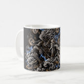 Raijin Bleu Koffiemok (Voorkant links)