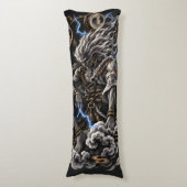 Raijin Bleu Lichaamskussen (Voorkant Verticaal)