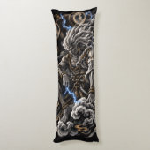 Raijin Bleu Lichaamskussen (Achterkant (Verticaal))