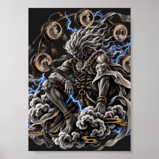 Raijin Bleu Poster (Voorkant)