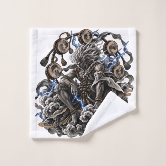 Raijin Bleu Washandje (Wasdoekje)