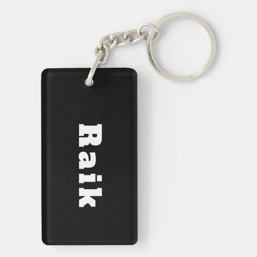 Raik Sleutelhanger (achterkant)