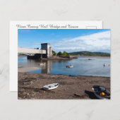 Rail Bridge en Tower van de Conwy Briefkaart (Voorkant / Achterkant)