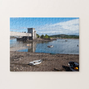 Rail Bridge en Tower van de Conwy Legpuzzel