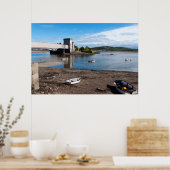 Rail Bridge en Tower van de Conwy Poster (Keuken)