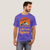 Rail Engineer in ruste niet mijn probleem cadeau T-shirt (Voorkant volledig)