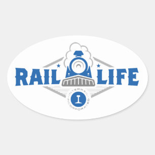 Rail Life ™ Sticker - Ovaal