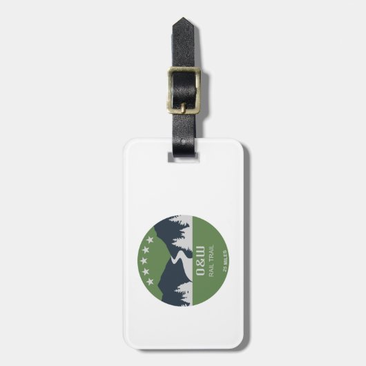 Rail-overpad Bagagelabel (Voorkant verticaal)