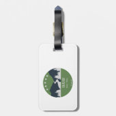 Rail-overpad Bagagelabel (Achterkant verticaal)