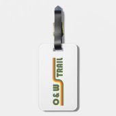 Rail-overpad Bagagelabel (Achterkant verticaal)