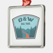 Rail-overpad Metalen Ornament (Links)