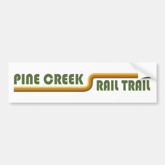 Rail Pine Creek Bumpersticker (Voorkant)