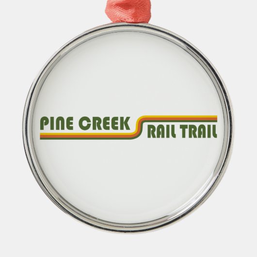 Rail Pine Creek Metalen Ornament (Voorkant)