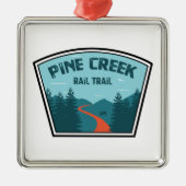 Rail Pine Creek Metalen Ornament (Voorkant)