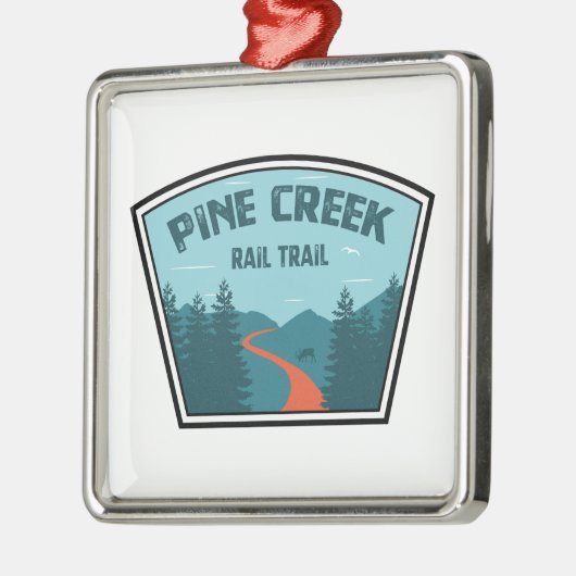 Rail Pine Creek Metalen Ornament (Links)