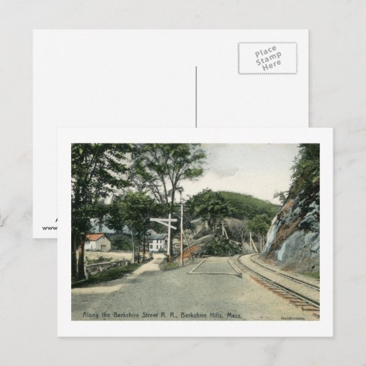 Rail Road, Berkshire Hills, Massachusetts  Briefkaart (Voorkant / Achterkant)