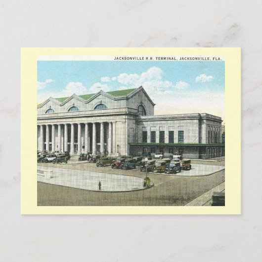 Rail Road Station, Jacksonville, Florida Briefkaart (Voorkant)