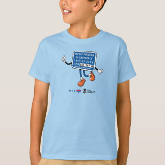 Rail Safety Week Noodcontact T-shirt