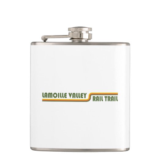 Rail Trail Vermont van Lamoille Heupfles (Voorkant)