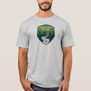 Rail Trail Vermont van Lamoille T-shirt