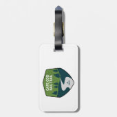 Rail van Cape Cod Bagagelabel (Achterkant verticaal)