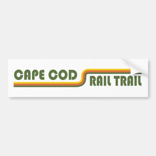 Rail van Cape Cod Bumpersticker (Voorkant)