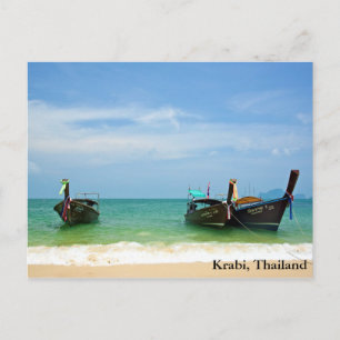 Railay Beach in Krabi, Thailand Briefkaart