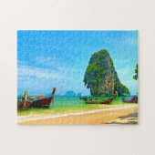 Railay Beach in Krabi, Thailand Legpuzzel (Horizontaal)