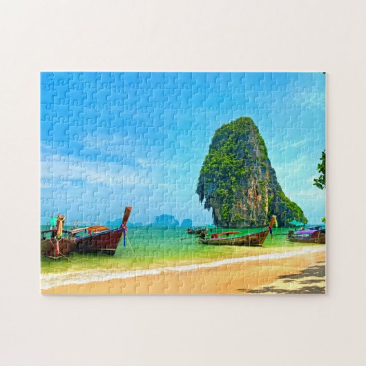 Railay Beach in Krabi, Thailand Legpuzzel (Horizontaal)