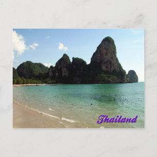 Railay Beach, Krabi, Thailand Briefkaart