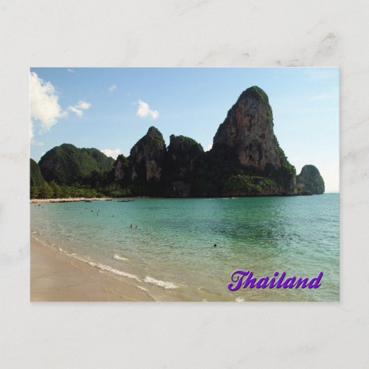 Railay Beach, Krabi, Thailand Briefkaart (Voorkant)