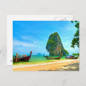 Railay Beach Krabi, Thailand Briefkaart (Voorkant / Achterkant)