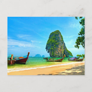 Railay Beach Krabi, Thailand Briefkaart