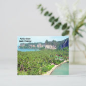 Railay Beach Krabi Thailand Briefkaart (Staand voorkant)