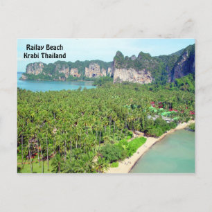 Railay Beach Krabi Thailand Briefkaart