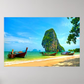 Railay Beach, Krabi Thailand Poster (Voorkant)