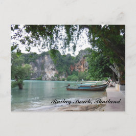 Railay Beach Long tail briefkaart