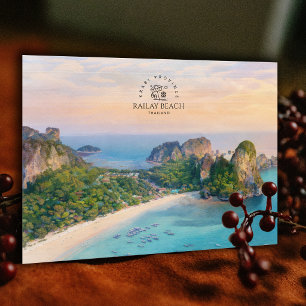 Railay Beach, provincie Krabi, Thailand   Souvenir Briefkaart