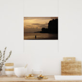 Railay Beach Sunset Poster (Keuken)