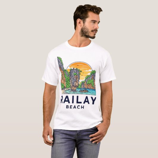 Railay Beach T-shirt (Voorkant volledig)