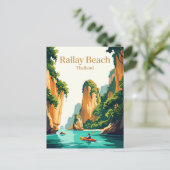 Railay Beach, Thailand Briefkaart (Staand voorkant)