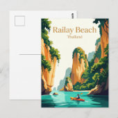 Railay Beach, Thailand Briefkaart (Voorkant / Achterkant)