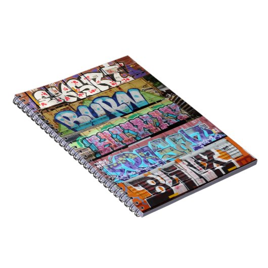 Railcar Graffiti-laptop Notitieboek (Rechterzijde)