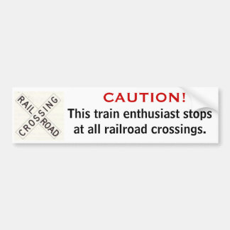 Railfan Bumpersticker